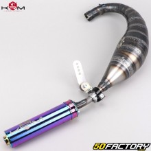 Terminale scarico Derbi KRM Pro Ride 90/100cc Silenziatore Neo-cromo