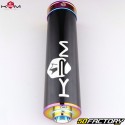 Exhaust Derbi  KRM Pro Ride  XNUMX/XNUMXcc black neo-chrome silencer