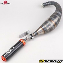 Terminale scarico AM6 Minarelli KRM Pro Ride 100/115cc Silenziatore arancione