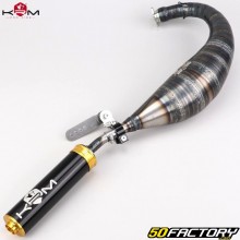 Terminale scarico AM6 Minarelli KRM Pro Ride 100/115cc Silenziatore dorato