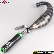 Exhaust pipe Derbi KRM Pro Ride 96/100cc muffler green