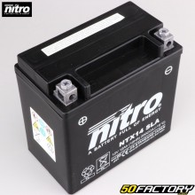 Batería Nitro  NTXXNUMX-BS XNUMXV XNUMXAh gel Gilera  GP XNUMX, Aprilia SRV , Italjet ...