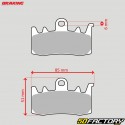 Pastillas de freno de metal sinterizado Kymco 550 AK, Ducati Scrambler Icono 800, Aprilia Caponord 1200 ... Braking Evo