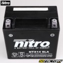 Batterie Nitro NTXXNUMX-BS XNUMXV XNUMXAh Gel Gilera GP XNUMX, Aprilia SRV, Italjet ...