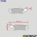 Sintered metal brake pads Yamaha YZ 125, 250, 450, WR 450 RMS