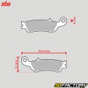 Sintered metal brake pads Yamaha  YZ XNUMX, XNUMX, XNUMX, WR  XNUMX SBS Off-Road