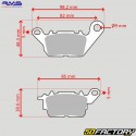 Pastillas de freno delanteras orgánicas Yamaha  Nmáx XNUMX, XNUMX RMS