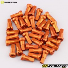 Écrous de rayons de roue Ø4.5 mm Moose Racing oranges anodisés (lot de 36)