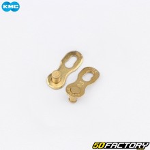 KMC gold 9-speed bicycle chain quick release