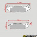 PREMIUM Honda Pastilhas de freio dianteiras CBR CB, CB-F, MSX  XNUMX