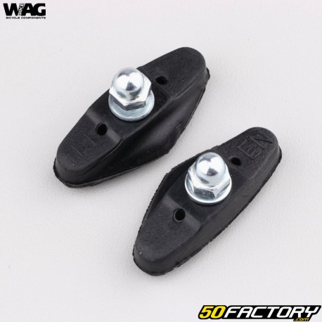 Wag Bike 50mm Symmetrical V-Brake Bicycle Brake Pads (with threads)