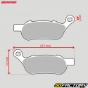 Harley Davidson Fat Boy Sintermetall Bremsbeläge hinten, Rock1584, Niedrig Rider 1690 ... Braking