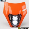 Headlight plate type KTM EXC (XNUMX - XNUMX) Ahdes with orange LEDs VXNUMX