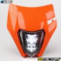 Headlight plate type KTM EXC (XNUMX - XNUMX) Ahdes with orange LEDs VXNUMX