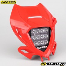 Mascherina faro anteriore Beta RR 250, 300... (dal 2020) Acerbis VSL con led rossa