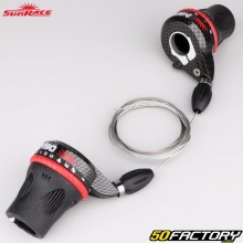 Comando cambio destro e sinistro SunRace 3x9V con indicatore