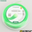 Filo per decespugliatore Ø2 mm tondo Grimsholm nylon verde (bobina da 35 m)