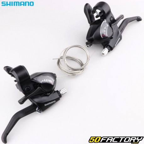 Commandes de vitesses avec leviers de frein vélo Shimano ST-EF41 3x7 vitesses