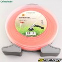 Brushcutter line Ø2.4 mm nylon star Grimsholm orange (80 m spool)