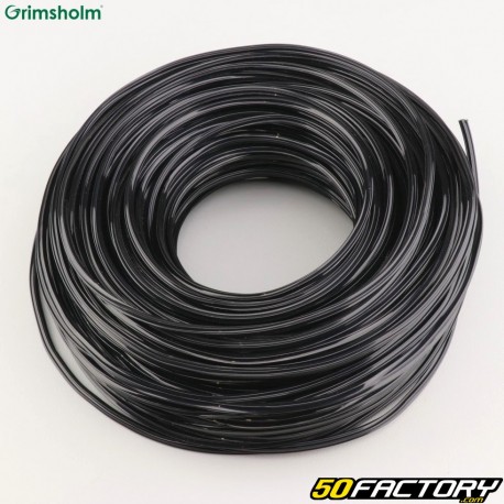 Freischneiderschnur ØXNUMX mm schwarz Grimsholm Nylon sternförmig (XNUMX m Spule)