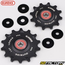 Sram type bicycle rear derailleur pulleys Eagle XX1, X01... Elvedes (12 and 14 teeth)