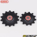 Sram type bicycle rear derailleur pulleys Eagle XX1, X01... Elvedes (12 and 14 teeth)