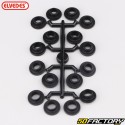 Bicycle rear derailleur pulleys with Elvedes plastic spacers (2x11 teeth)