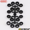 Bicycle rear derailleur pulleys with Elvedes plastic spacers (2x11 teeth)