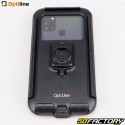Halterung Smartphone oder GPS Case Universal mit Lenkerbefestigung Ø22-31.75 mm Titan Combo Optiline