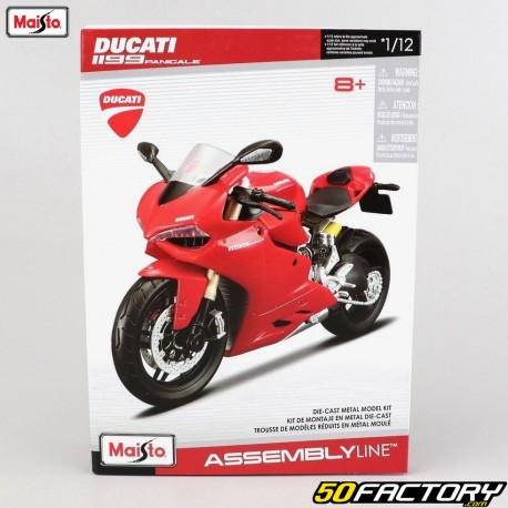Moto miniature 1/12e Ducati 1199 Panigale Maisto (kit maquette)