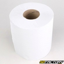 Reel of workshop wiping paper 19.5 cm x 108 m white recycled