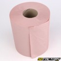 Reel of workshop wiping paper 19.5 cm x 108 m pink