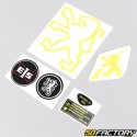 Decoration  kit Peugeot 103 RCX phase 2 black and yellow