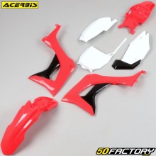 Honda CRF XNUMX F plastics kit (since XNUMX) Acerbis  red and white