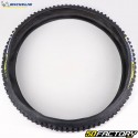 Pneu de bicicleta XNUMXxXNUMX (XNUMX-XNUMX) Michelin  DHXNUMX Racing  Linha TLR azul e amarela com hastes flexíveis