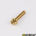 Screw 8x35 mm hexagonal drilled head with gold base (pack of 10)