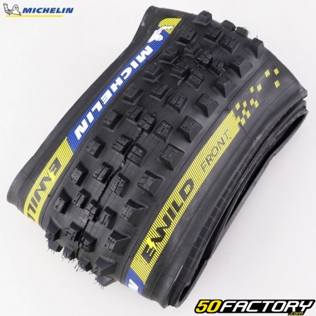 Pneu dianteiro de bicicleta 29x2.40 (61-622) Michelin E-selvagem Racing Linha TLR com hastes flexíveis