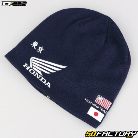 Bonnet D'Cor Honda bleu et blanc