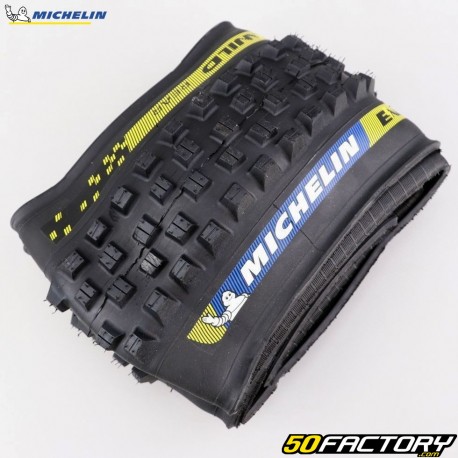 Neumático trasero de bicicleta XNUMXxXNUMX (XNUMX-XNUMX) Michelin  E-salvaje Racing  Línea TLR con varillas flexibles