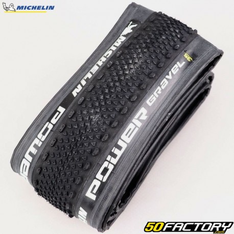 Neumático de bicicleta 700x35C (35-622) Michelin Power Línea de competición Gravel TLR con cubiertas blandas