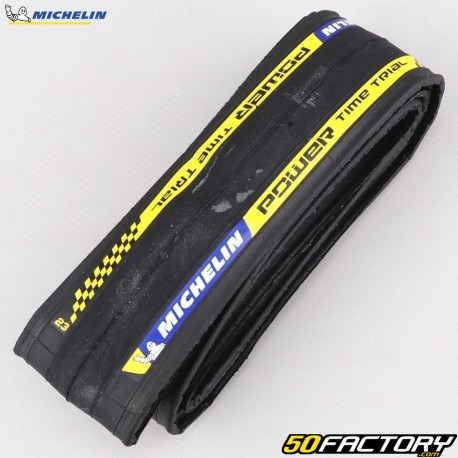 Fahrradreifen 700x23C (23-622) Michelin Power Time Trial Racing Line mit weichen Wülsten