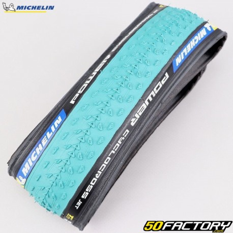 Pneu de bicicleta 700x33C (33-622) Michelin Power Cyclocross Jet Competition Line TLR com hastes flexíveis