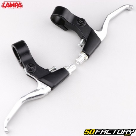 Bike brake handles Lampa black and gray