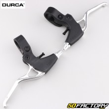 Durca black and gray front and rear bike brake handles