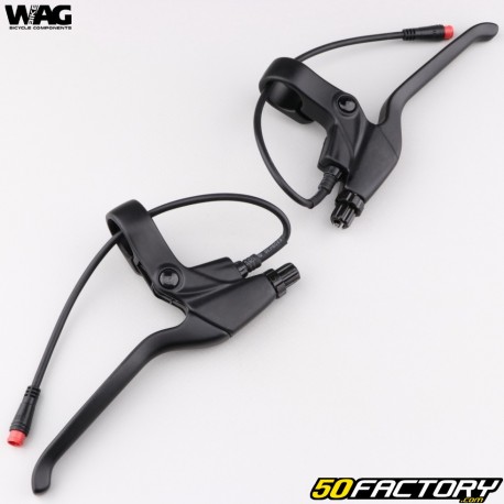 Front and rear brake handles E-Bike Wag Bike black