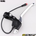 Black and gray E-Bike Wag Bike front and rear brake handles