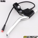 Black and gray E-Bike Wag Bike front and rear brake handles