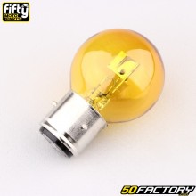 Scheinwerferlampe BA21D 12V 45/45W Fifty gelb