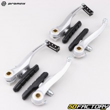 Pinzas de freno delanteras y traseras V-Brake bicicleta Promax grises