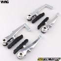 Pinzas de freno delanteras, traseras V-Brake bicicleta Wag Bike gris